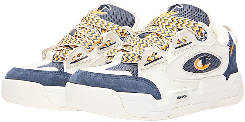 Champion Essentials ESSENTIALS Valve V2 Low Top 'Blue White Colorblock' U3AFCTM09M8 Lookbook Champion Essentials ESSENTIALS Valve V2 Low Top 'Blue White Colorblock' U3AFCTM09M8