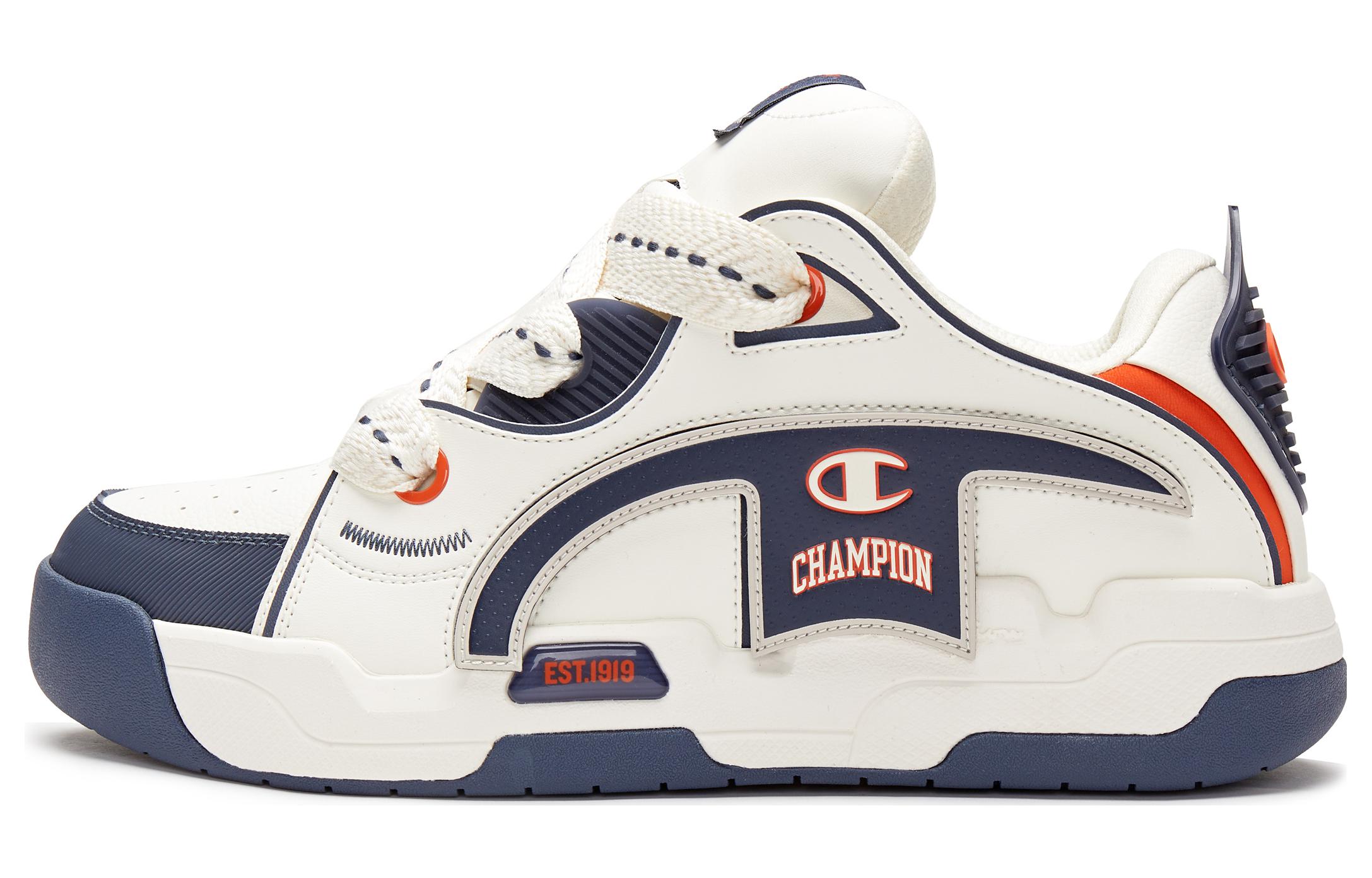 Champion Essentials Low 'Bread Shoe Magic Tape Removable Logo Fun Casual White Blue' U3CFCTM16M8