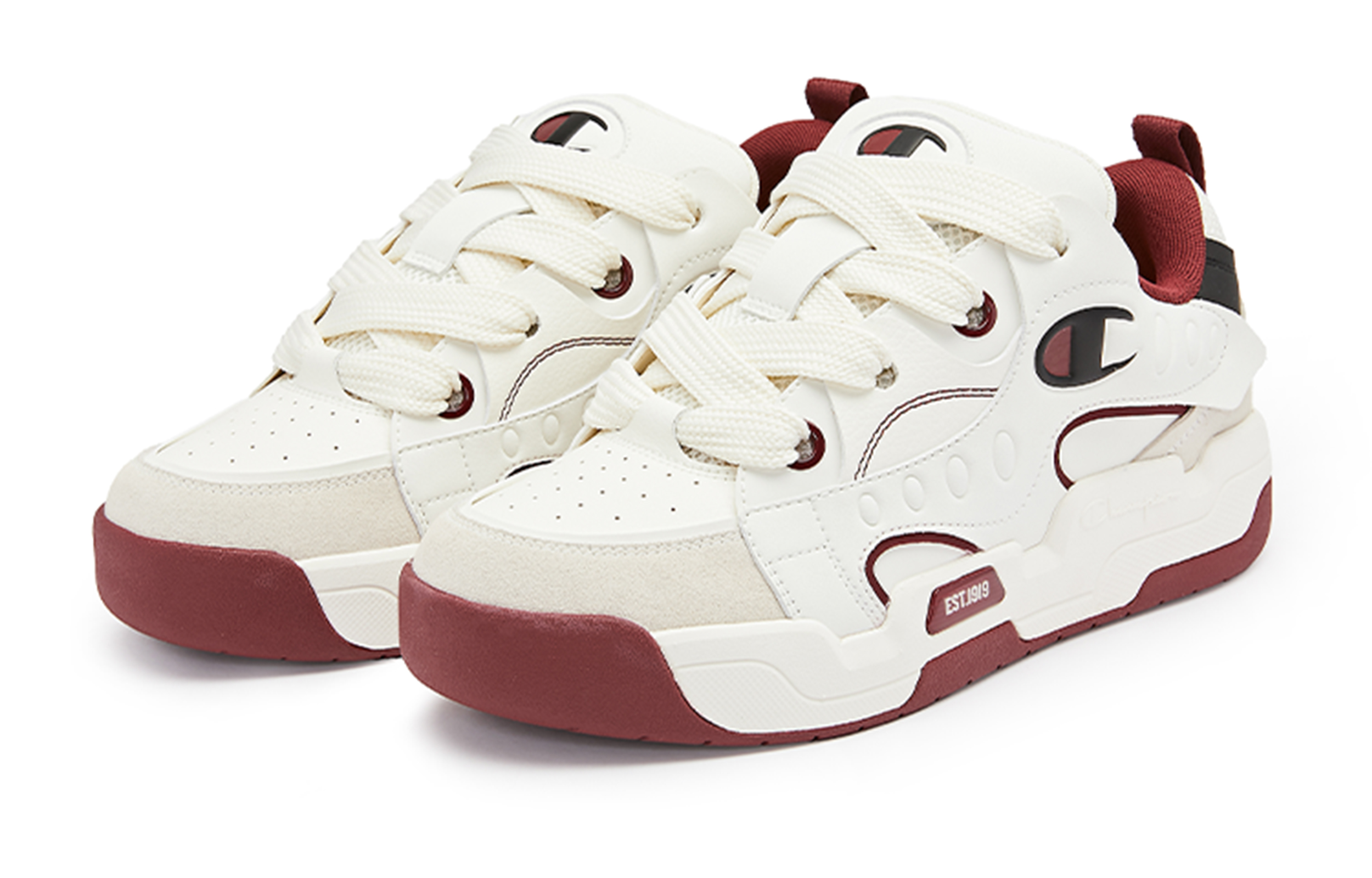 Lookbook Champion Essentials Low ''Colorblock Bourgogne'' U3DFCTM06L8