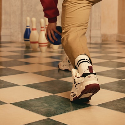 Champion Essentials Low 'Colorblock Burgundy' U3DFCTM06L8 2
