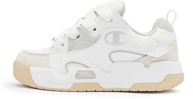 Champion Essentials Low 'Colorblock White Grey' U3DFCTM06A4 Champion Essentials Low 'Colorblock White Grey' U3DFCTM06A4