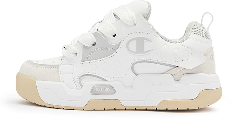 Champion Essentials Low 'Colorblock White Grey' U3DFCTM06A4 Buy Champion Essentials Low 'Colorblock White Grey' U3DFCTM06A4