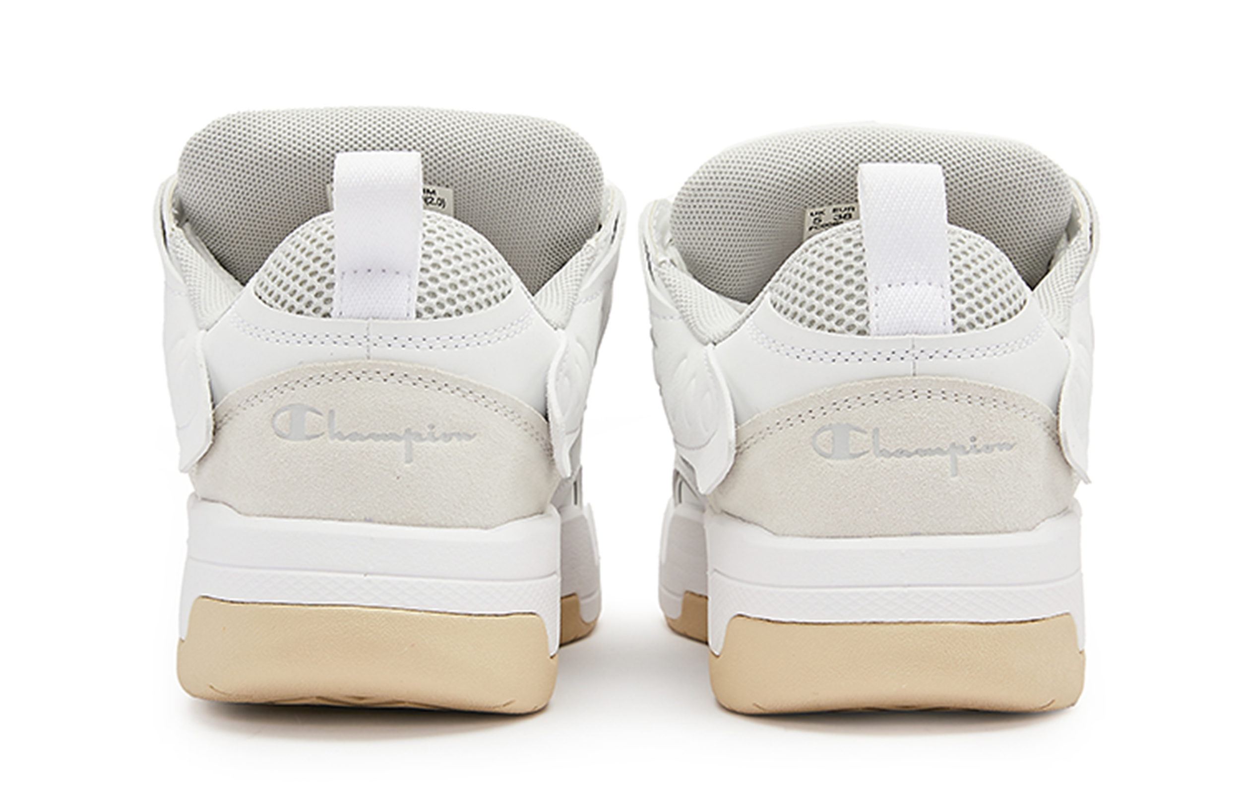 Shop Champion Essentials Low ''Kleurblok Wit Grijs'' U3DFCTM06A4