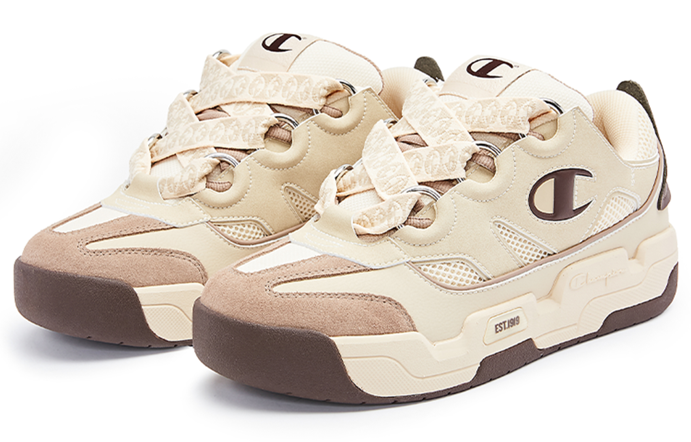 Lookbook Champion Essentials Low ''Marrone Scuro'' U3DFCTM05S8