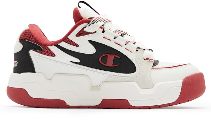 Champion Essentials Low 'Dopamine Colorblock - Red White Black' U4AFCTU18L1 Order Champion Essentials Low 'Dopamine Colorblock - Red White Black' U4AFCTU18L1