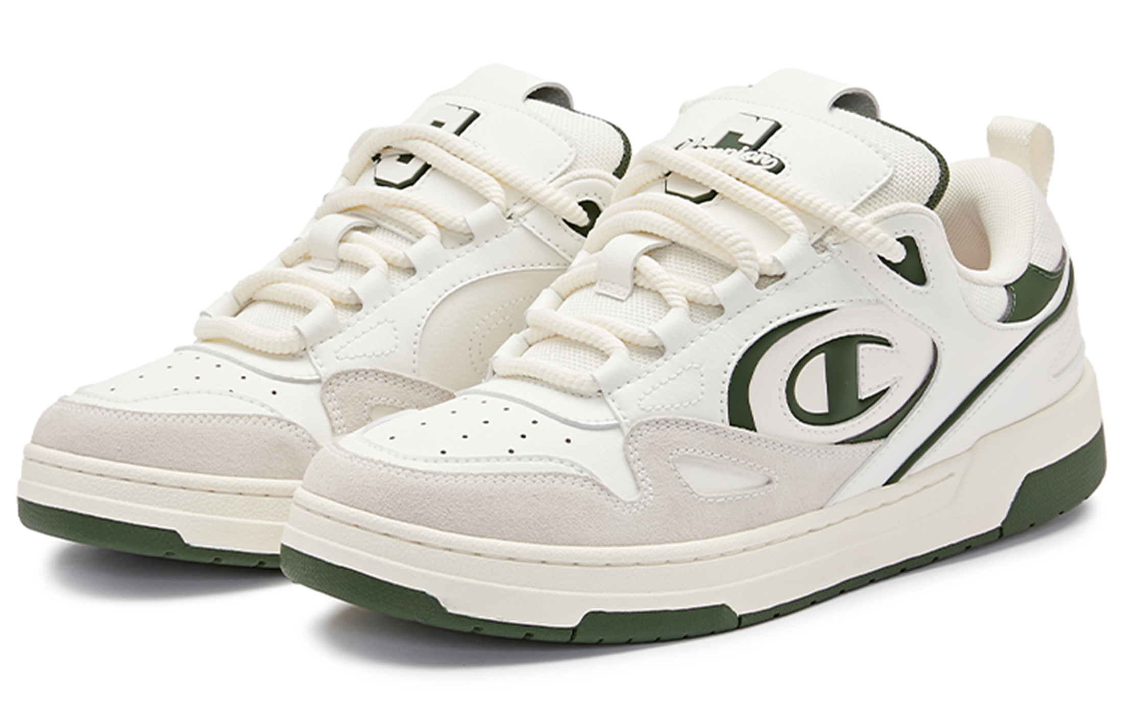 Lookbook Champion Essentials Low ''Patchwork Verde'' U3DFCTM02N1