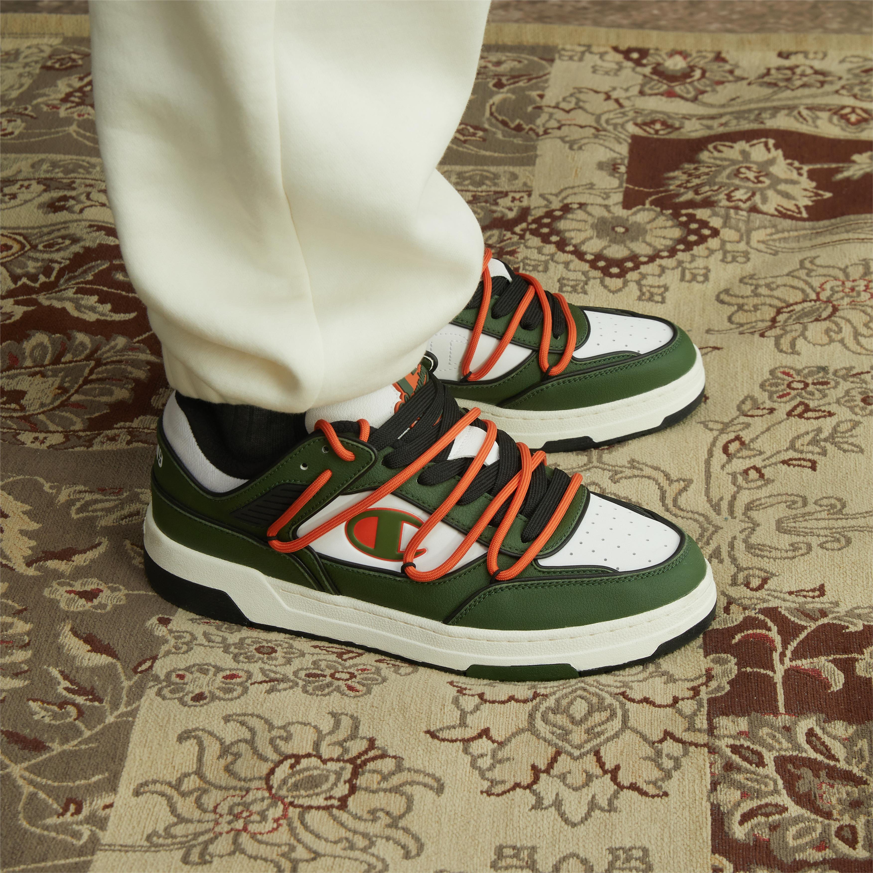 Cheap Champion Essentials Low ''Vert Blanc Double Lacet'' U4AFCTU19N8