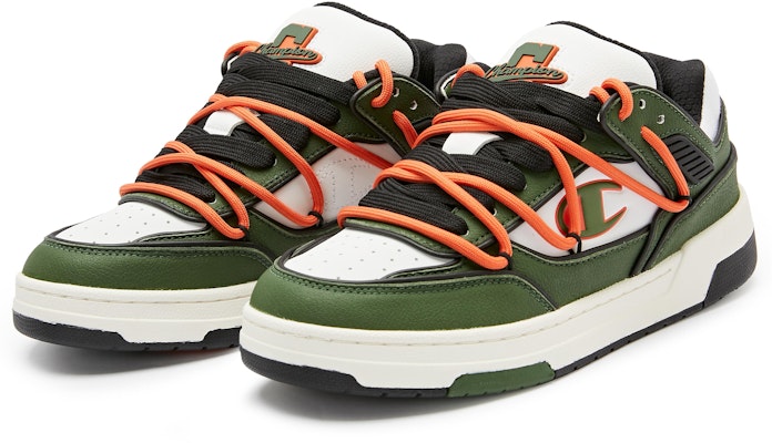 Champion Essentials Low 'Green White Double Lace-Up' U4AFCTU19N8 Lookbook Champion Essentials Low 'Green White Double Lace-Up' U4AFCTU19N8