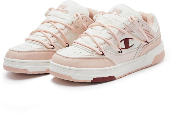 Champion Essentials Low 'Pink and White Patchwork' U4AFCTU19K2 Lookbook Champion Essentials Low 'Pink and White Patchwork' U4AFCTU19K2