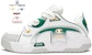 Champion Essentials Rendah Putih Hijau 'Logo Klasik Pita Ajaib' U3CFCTM16N1