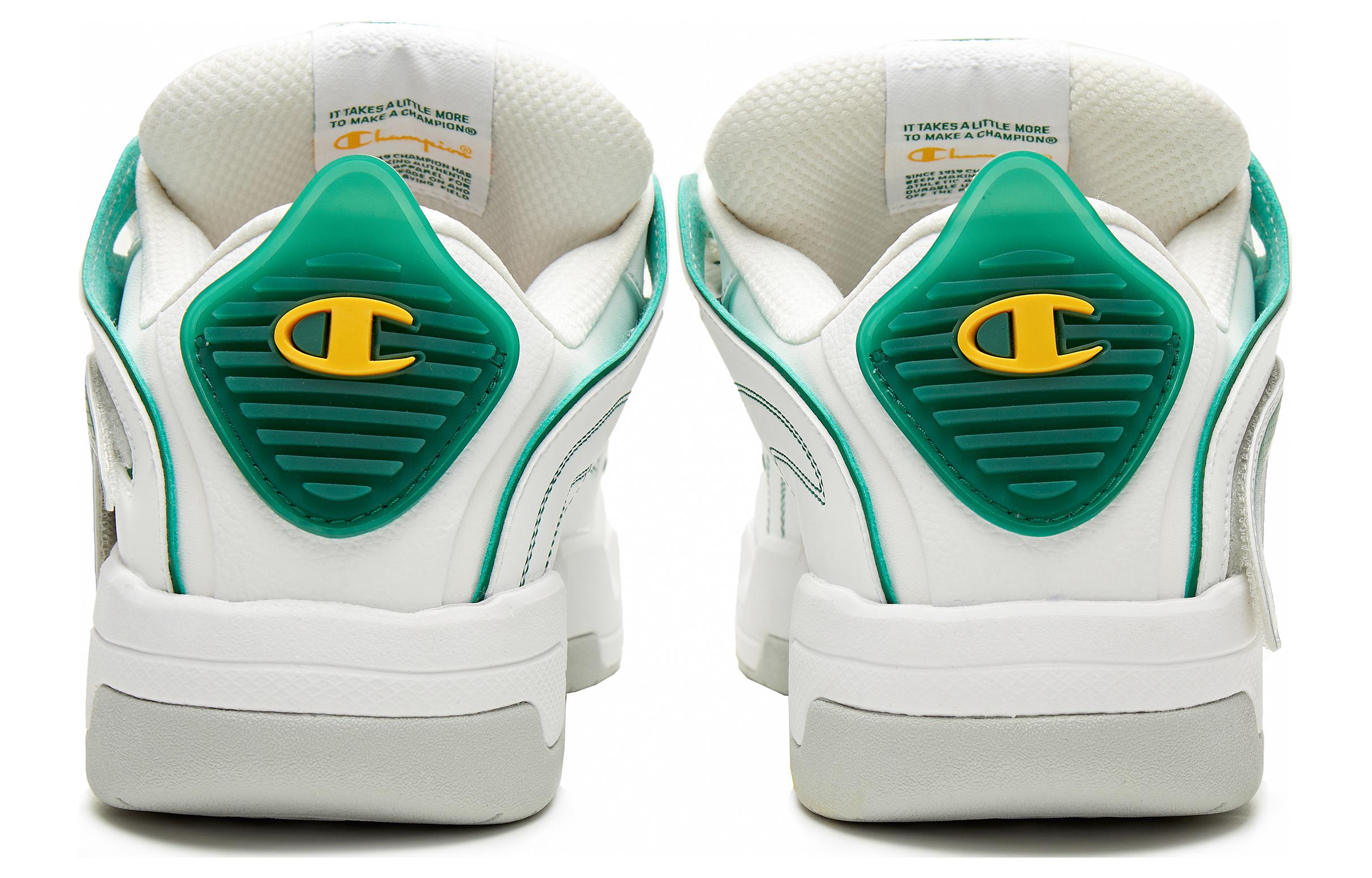Shop Champion Essentials Low White Green 'Magic Tape Classic Logo' U3CFCTM16N1
