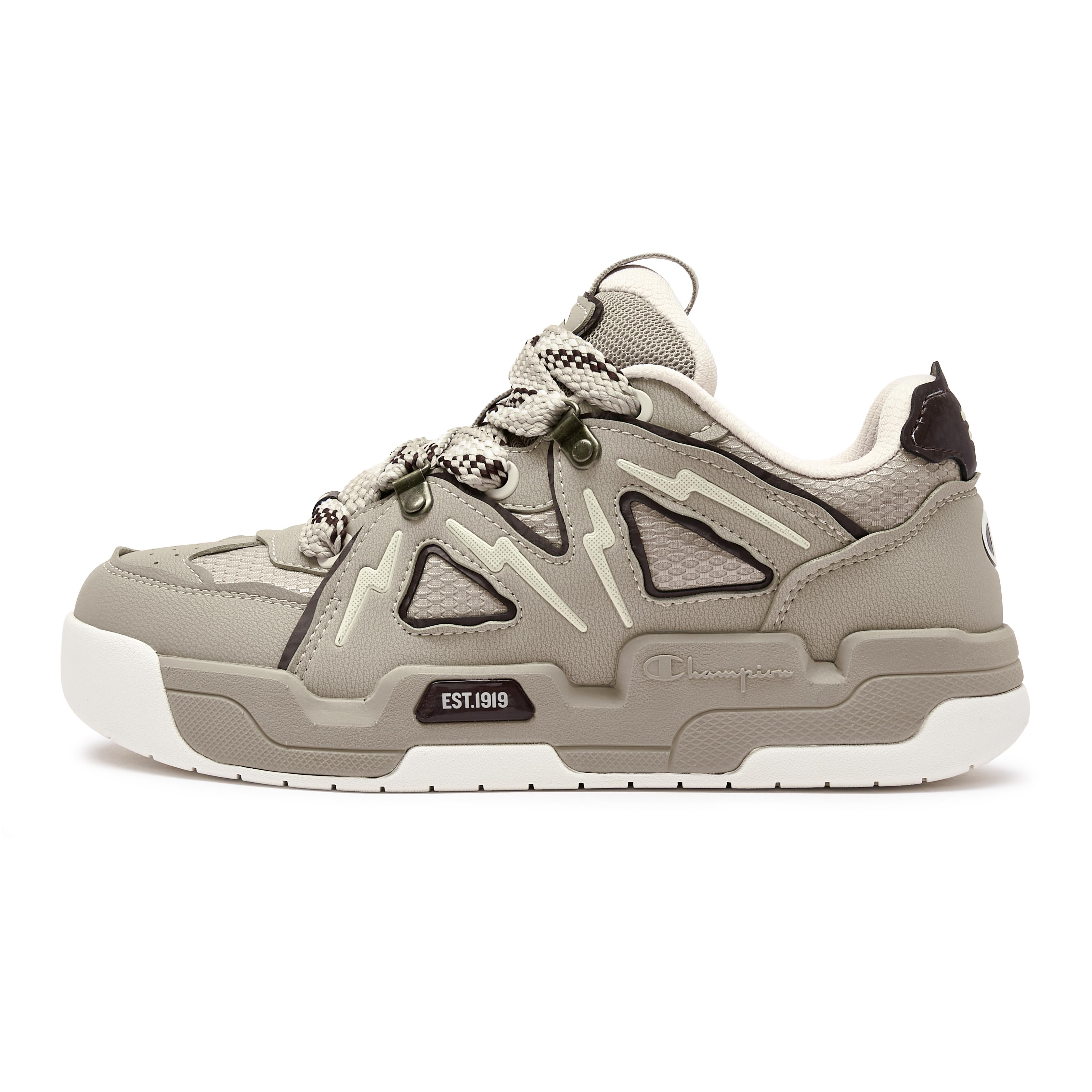 Champion Essentials Mix Skate V1 Low 'Patchwork Brown' U4AFCTM14S1
