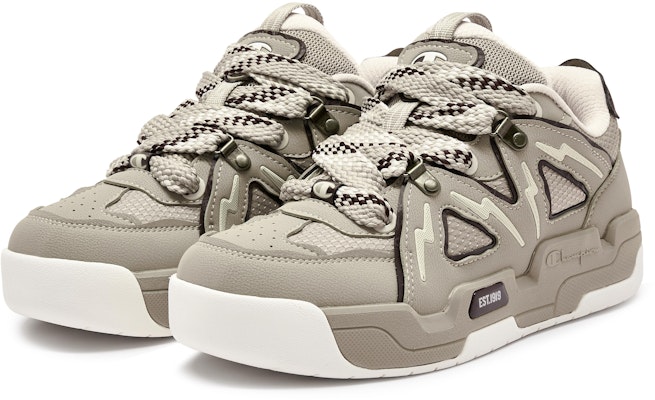 Champion Essentials Mix Skate V1 Low 'Patchwork Brown' U4AFCTM14S1 Lookbook Champion Essentials Mix Skate V1 Low 'Patchwork Brown' U4AFCTM14S1