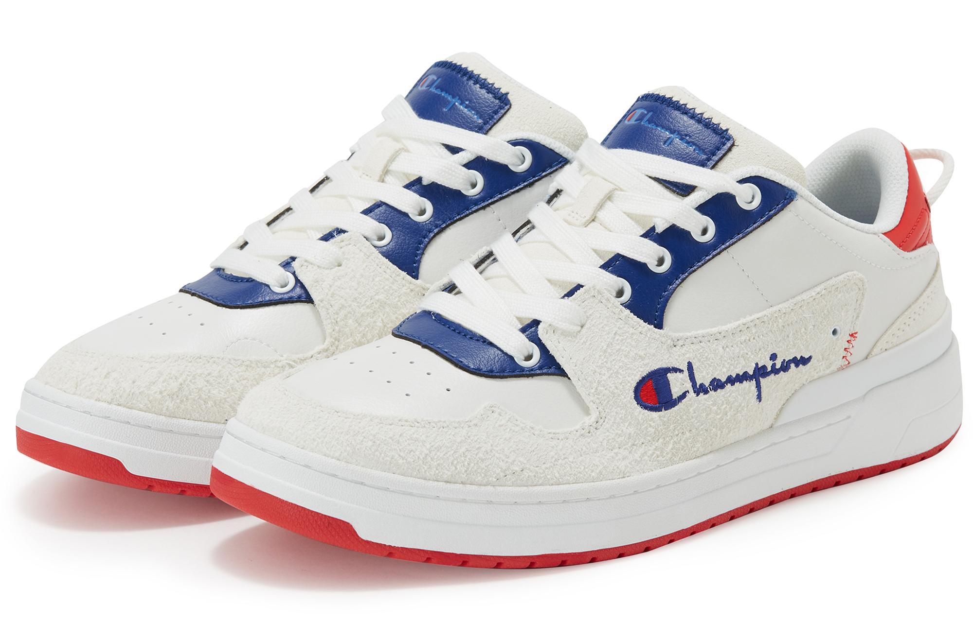 Order 冠军基础系列潮流拼接低帮 '红白蓝' U1DFCTM02M1