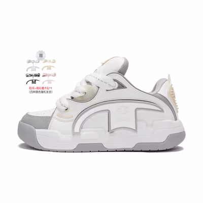 Champion Essentials TronSkate V1 Low 'Classic Logo White'