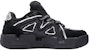 Champion Essentials Tube 1 Low Top Sneakers 'Blok Warna Kontras Hitam' U2DFCTM06U1