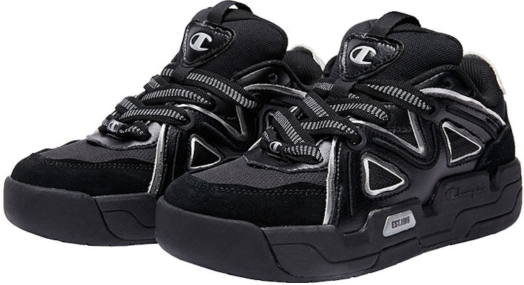 Champion Essentials Tube 1 Low Top Sneakers 'Contrast Color Block Black' U2DFCTM06U1 Lookbook Champion Essentials Tube 1 Low Top Sneakers 'Contrast Color Block Black' U2DFCTM06U1