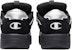 Champion Essentials Tube 1 Low Top Sneakers 'Blok Warna Kontras Hitam' U2DFCTM06U1