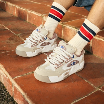 Champion Essentials Valve V3 'Khaki Colorblock' U3CFCTM07F1 Cheap Champion Essentials Valve V3 'Khaki Colorblock' U3CFCTM07F1