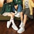 Champion Essentials Varsity 1 'Pasukan Sekolah Beige Hitam' U3CFCTM10U3