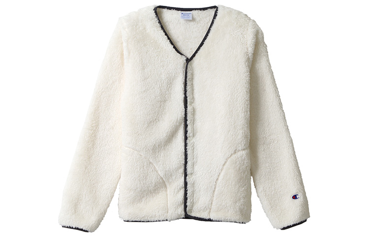 Champion Fleece-Lined V-Neck Cardigan Jacket Japan Edition Unisex Winter款 CW-N605