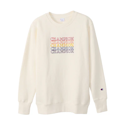 Champion Fleece Crewneck Sweatshirt Japan Edition White C3-S019-M101