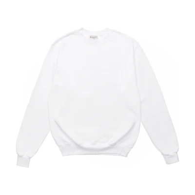 Champion Fleece Crewneck Sweatshirt White Unisex Casual Couple Style S600-WH
