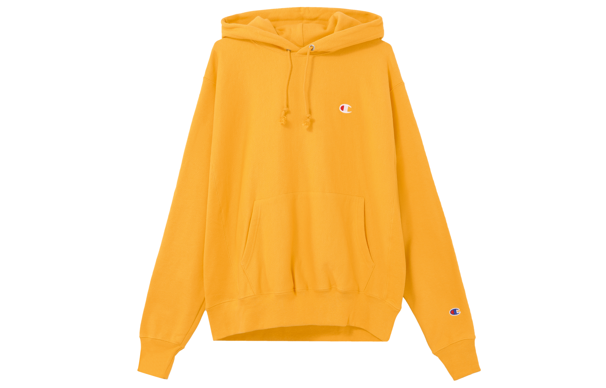 Champion Fleece Pullover Winter Sweatshirt Unisex Yellow GF68-Y06145-BYC