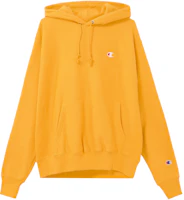 Champion Fleece Pullover Winter Sweatshirt Unisex Yellow GF68-Y06145-BYC Champion Fleece Pullover Winter Sweatshirt Unisex Yellow GF68-Y06145-BYC