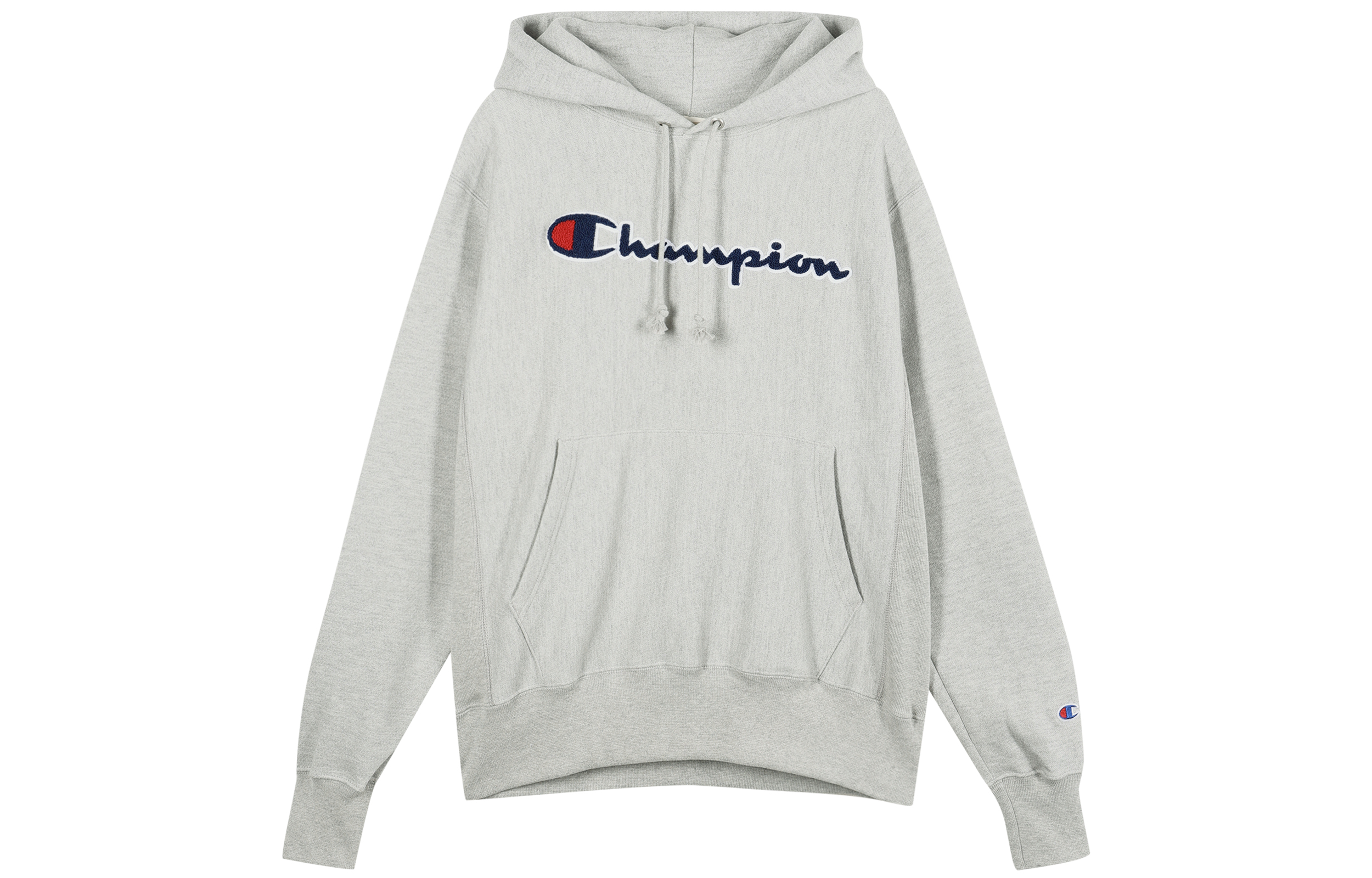 Champion Flocked Grass Script Logo Pullover Sweatshirt Men GF68-Y07470-1IC