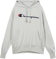 Champion Flocked Grass Script Logo Pullover Sweatshirt Men GF68-Y07470-1IC Champion Flocked Grass Script Logo Pullover Sweatshirt Men GF68-Y07470-1IC