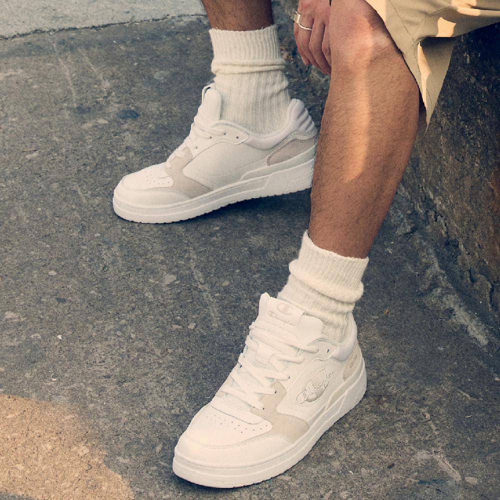 Champion Format Trainer Low Top 'Embroidered Logo Color-Block Arctic Grey' 圖 6