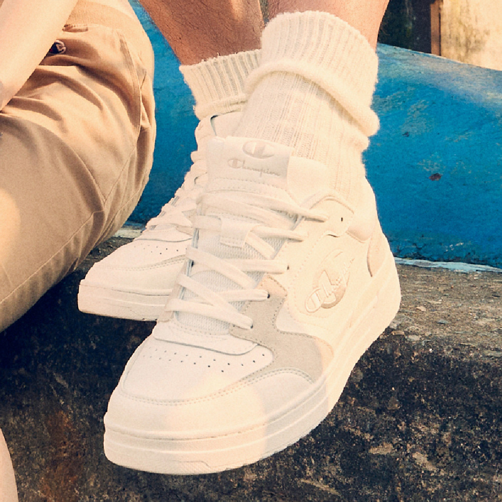 Champion Format Trainer Low Top 'Embroidered Logo Color-Block Arctic Grey' 圖 7