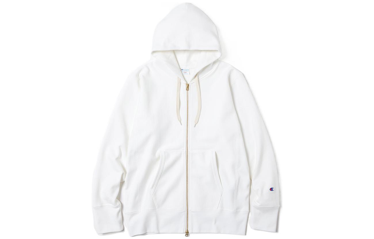 Champion Full-Zip Solid Color Hoodie Jacket Japan Edition C8-H104
