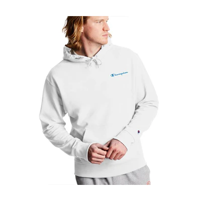 Champion FW21 3D Letter Logo Hoodie White (US Edition) GF89H-586581-WHC