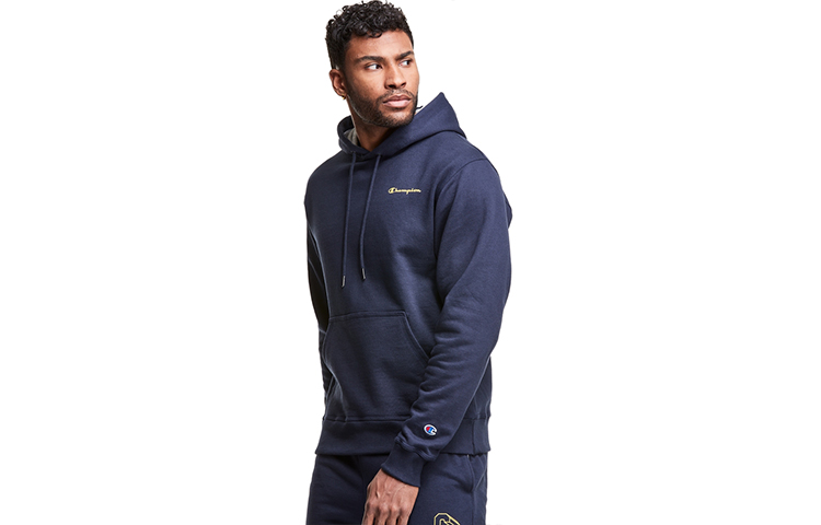 Champion FW21 3D Logo Back Hoodie Light Blue ( US Edition) GF89H-586581-NYC