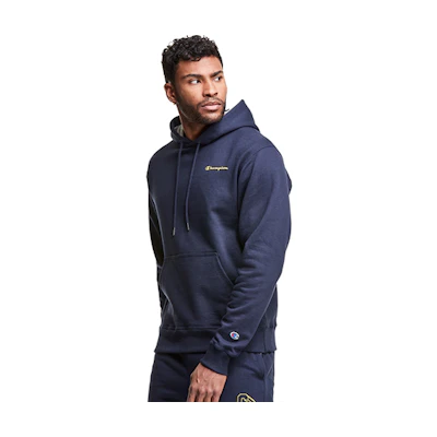 Champion FW21 3D Logo Back Hoodie Light Blue ( US Edition) GF89H-586581-NYC