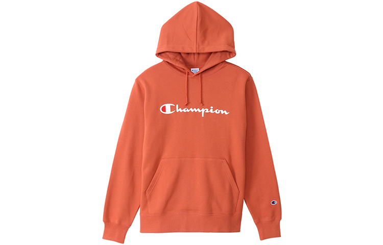 Champion FW21 Classic Script Logo Sweatshirt Orange Unisex Japan Edition C3-Q102-850