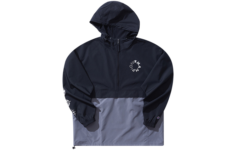 Champion FW21 Half-Zip Letter Print Hoodie Jacket Unisex (US Edition) V1016-586603