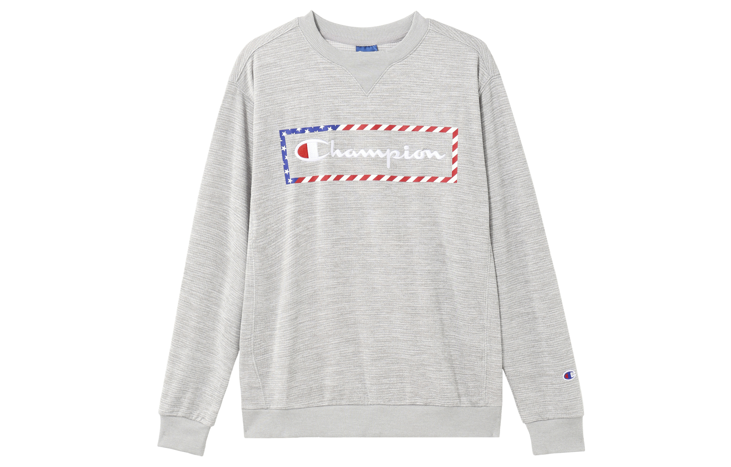 Champion FW21 Script Logo Embroidered Pullover Sweatshirt Unisex C3-RS010