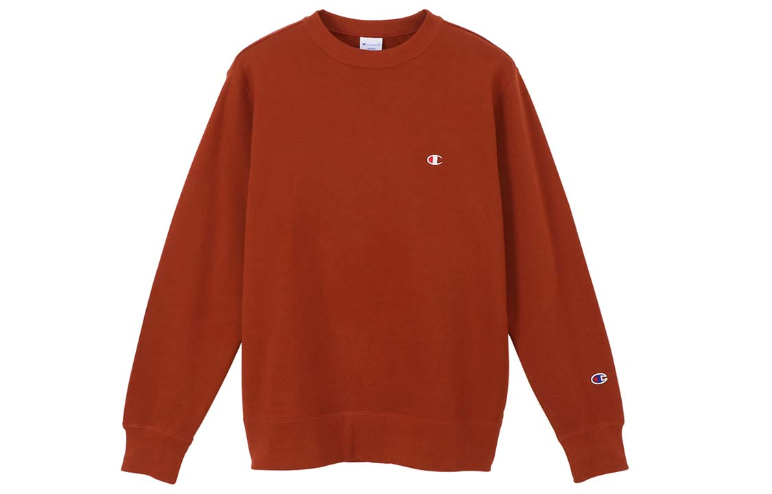 Champion FW21 Small Logo Crewneck Sweatshirt Japan Edition Unisex New Year Red C3-Q001-416
