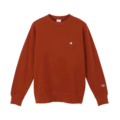 Champion FW21 Small Logo Crewneck Sweatshirt Japan Edition Unisex New Year Red C3-Q001-416