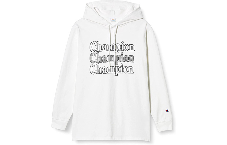 Champion FW21 Triple Letter Print Hoodie Japanese Edition Unisex C3-Q430