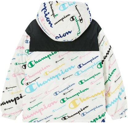 Champion 2022秋冬满版字母Logo连帽羽绒夹克男女宽松款式. UU-WDJ05 Cheap Champion 2022秋冬满版字母Logo连帽羽绒夹克男女宽松款式. UU-WDJ05