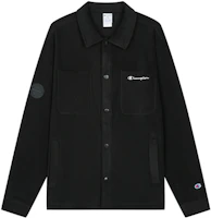 Champion FW22 Athletics Fleece Embroidered Button-Up Collar Jacket Unisex Winter UM-WOT04 Champion FW22 Athletics Fleece Embroidered Button-Up Collar Jacket Unisex Winter UM-WOT04
