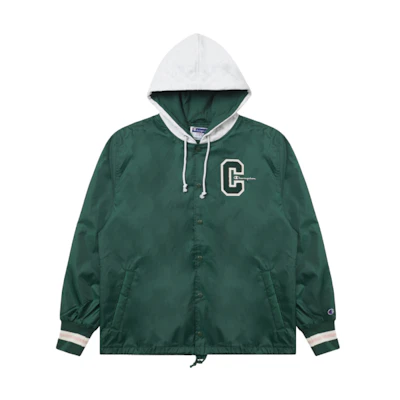 Champion FW22 Big C Patchwork Hoodie Jacket Unisex Sportswear USA Version UM-WOT09