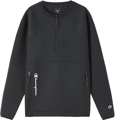 Champion FW22 黑色版半拉链宽松圆领卫衣 男女同款 日本限定款。 C2-W006 Buy Champion FW22 黑色版半拉链宽松圆领卫衣 男女同款 日本限定款。 C2-W006