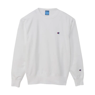 Champion FW22 Embroidered Dual Logo Crewneck Sweatshirt Japan Edition - C3-LS050-010