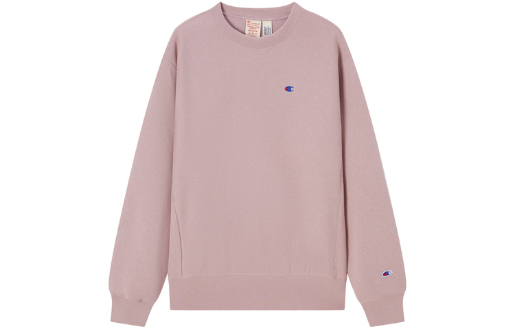 Champion FW22 Fleece Crewneck Sweatshirt Small C-Logo Unisex Casual Pullover EM-WSW11