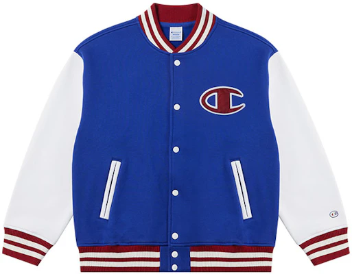 Champion FW22 Fleece Lined Logo Print Jacket Unisex Warm Casual Sportswear C2-W003 Order Champion FW22 Fleece Lined Logo Print Jacket Unisex Warm Casual Sportswear C2-W003